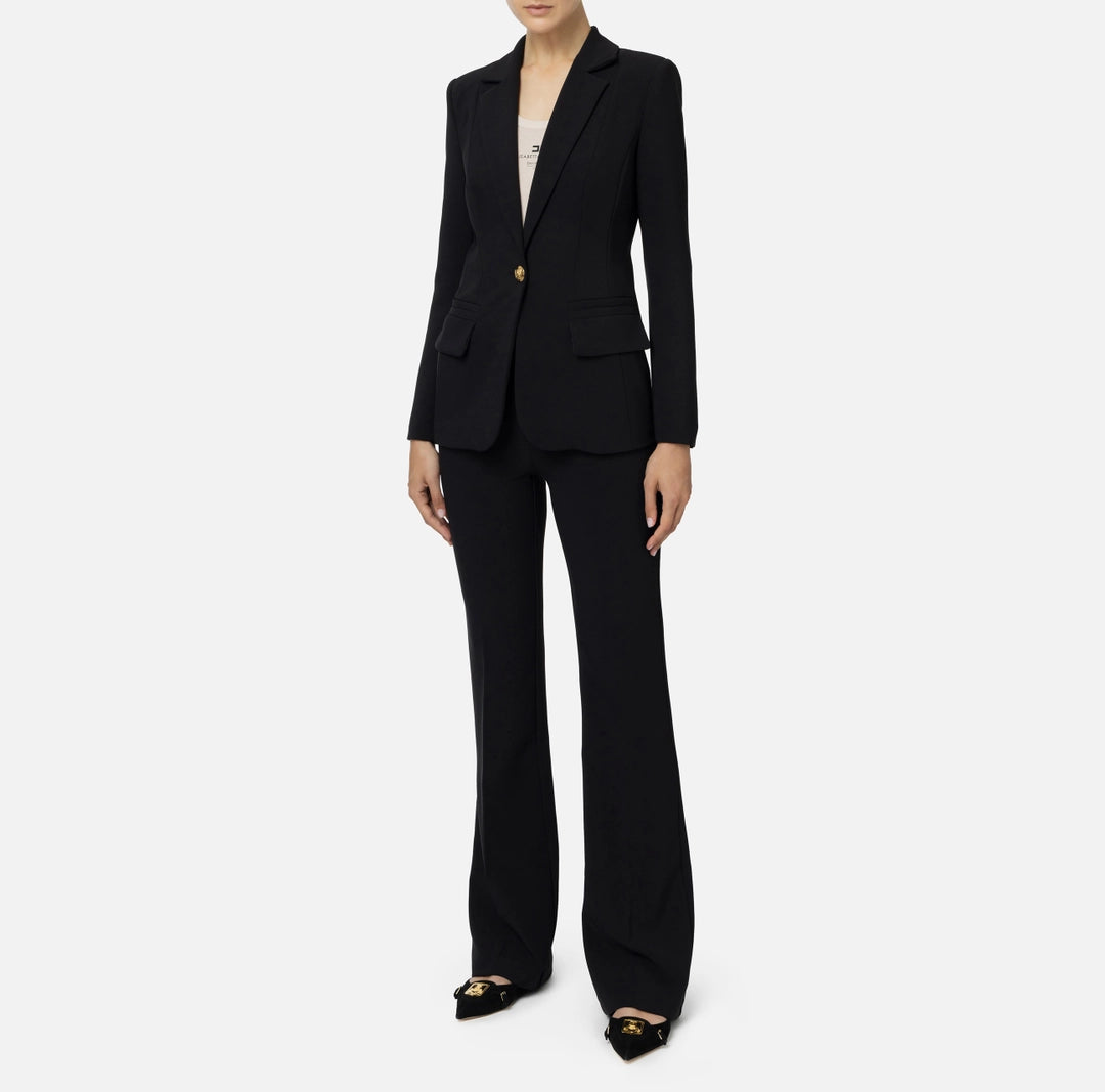 Elisabetta Franchi Tailleur Monopetto Nero Donna-4