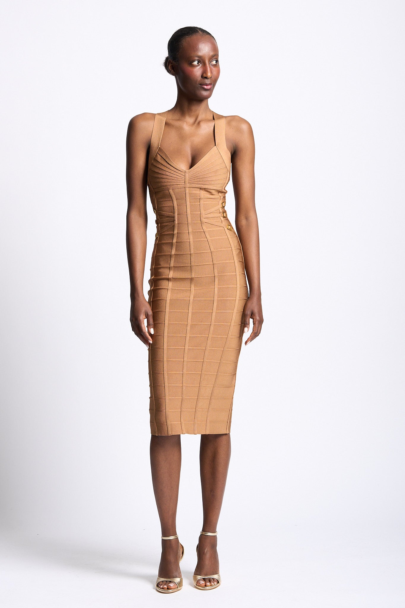 Elisabetta franchi Abito Maglia 3D Daino Donna-3