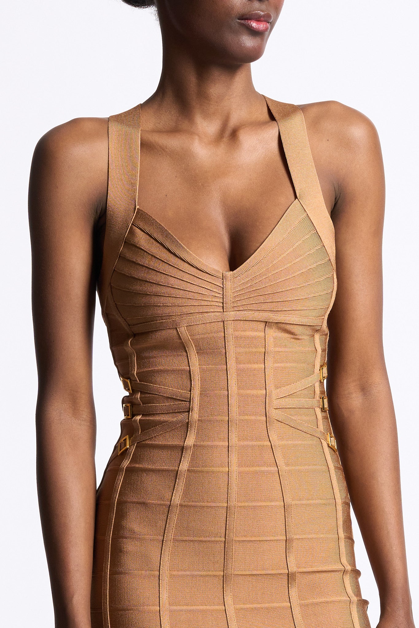 Elisabetta franchi Abito Maglia 3D Daino Donna-7