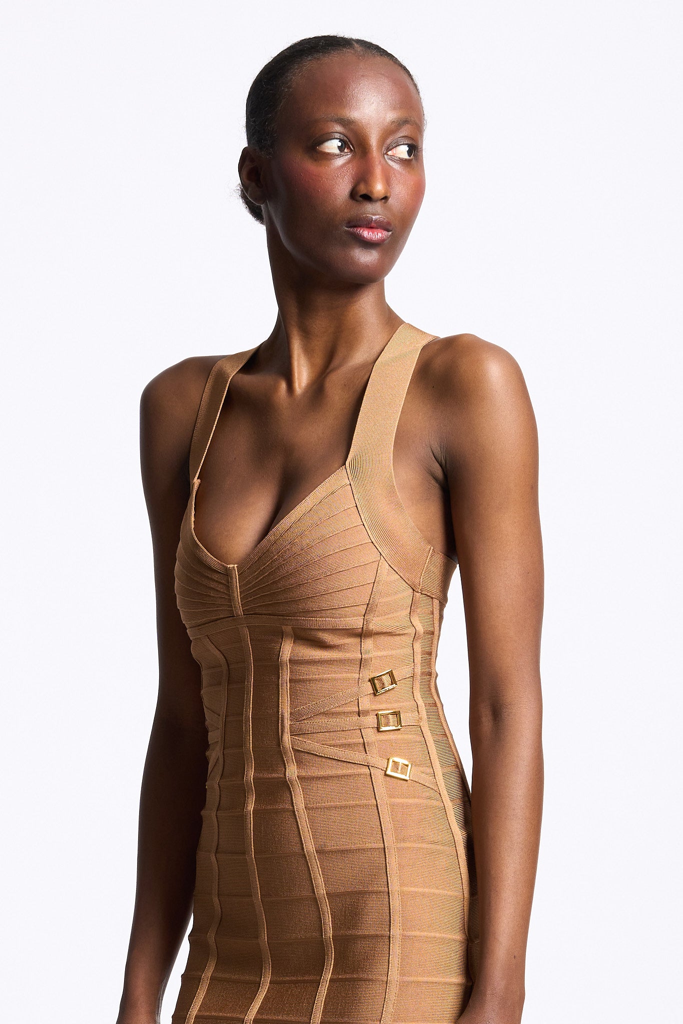 Elisabetta franchi Abito Maglia 3D Daino Donna-1