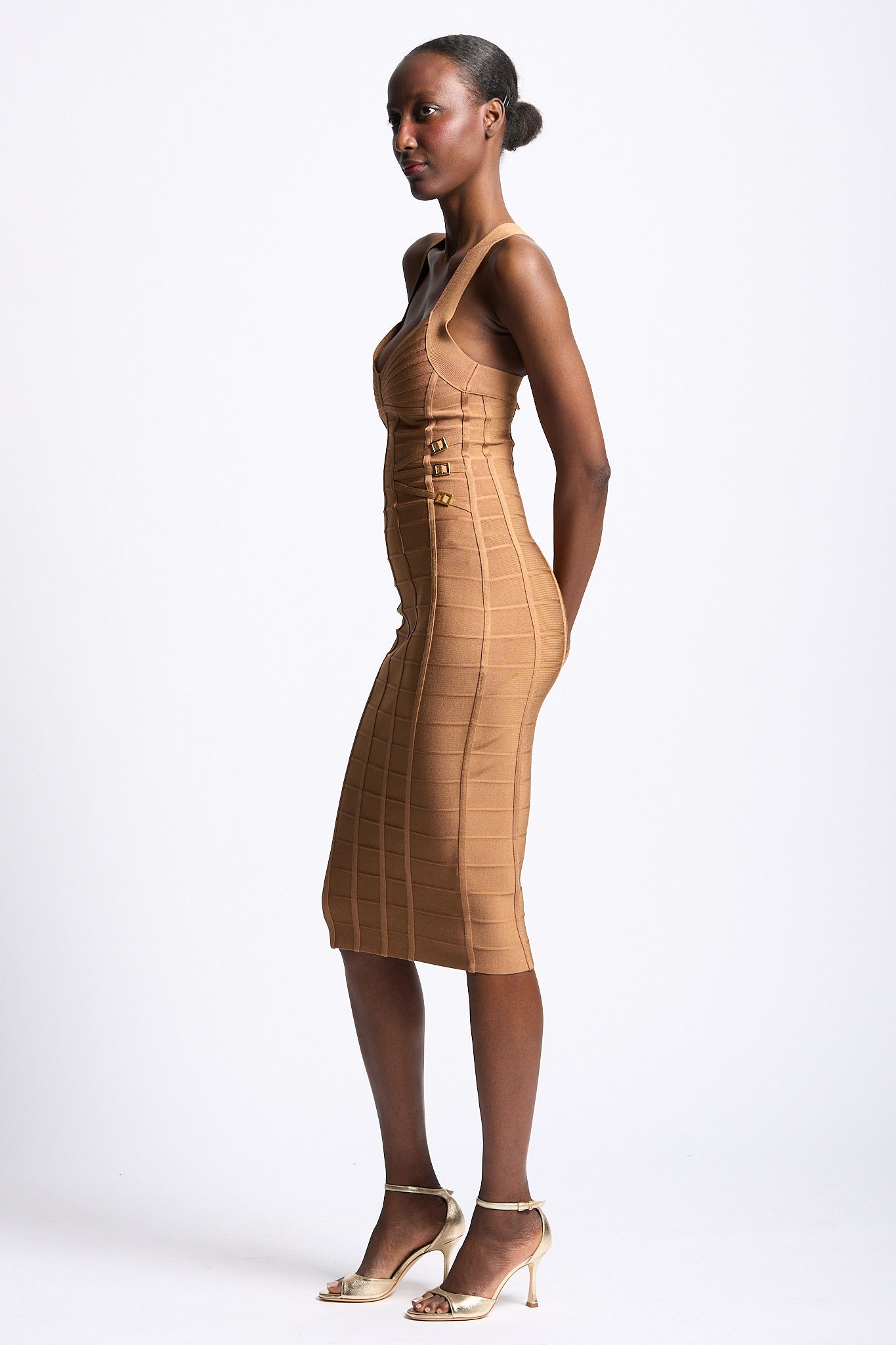 Elisabetta franchi Abito Maglia 3D Daino Donna-9