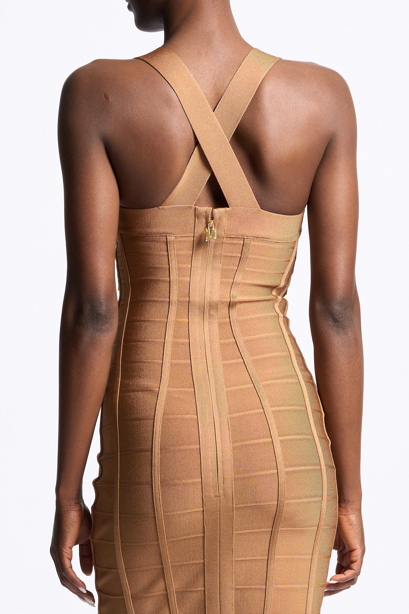 Elisabetta franchi Abito Maglia 3D Daino Donna-5