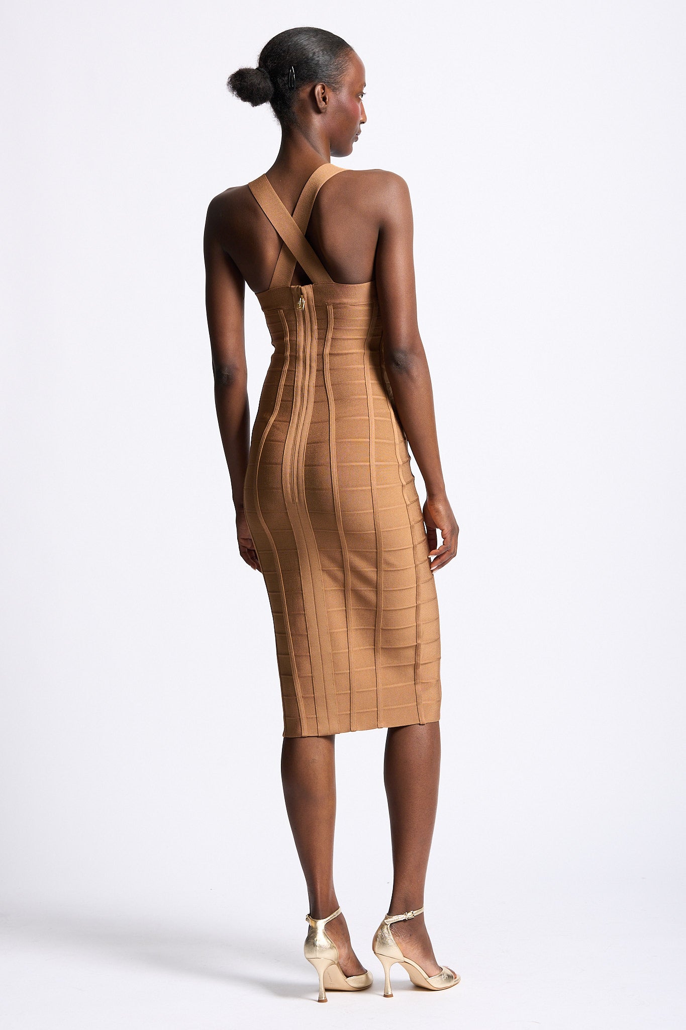Elisabetta franchi Abito Maglia 3D Daino Donna-2