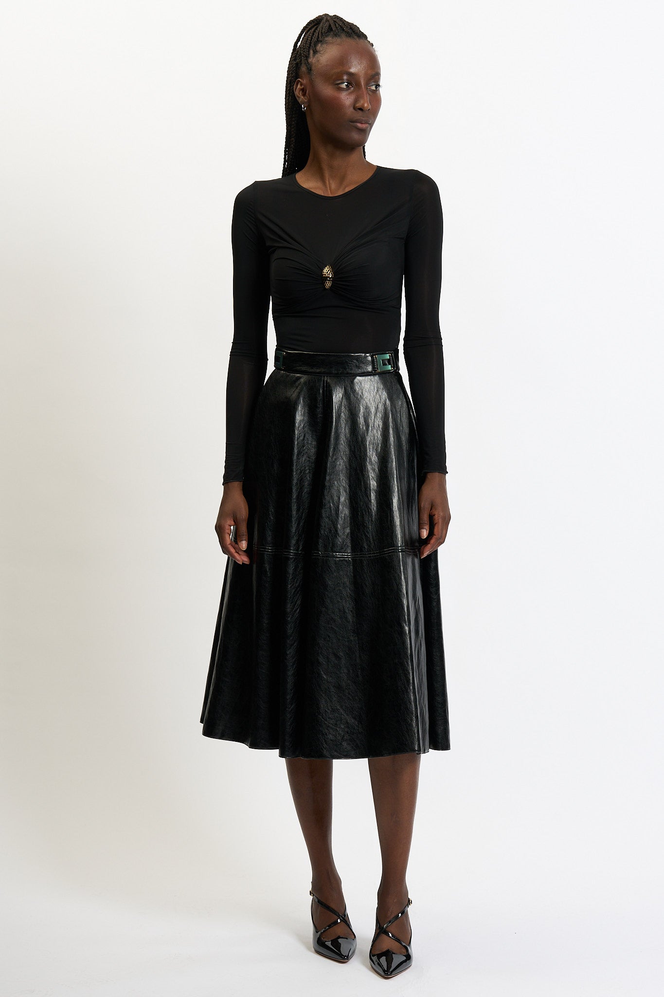 Elisabetta franchi Body Nero Donna-3
