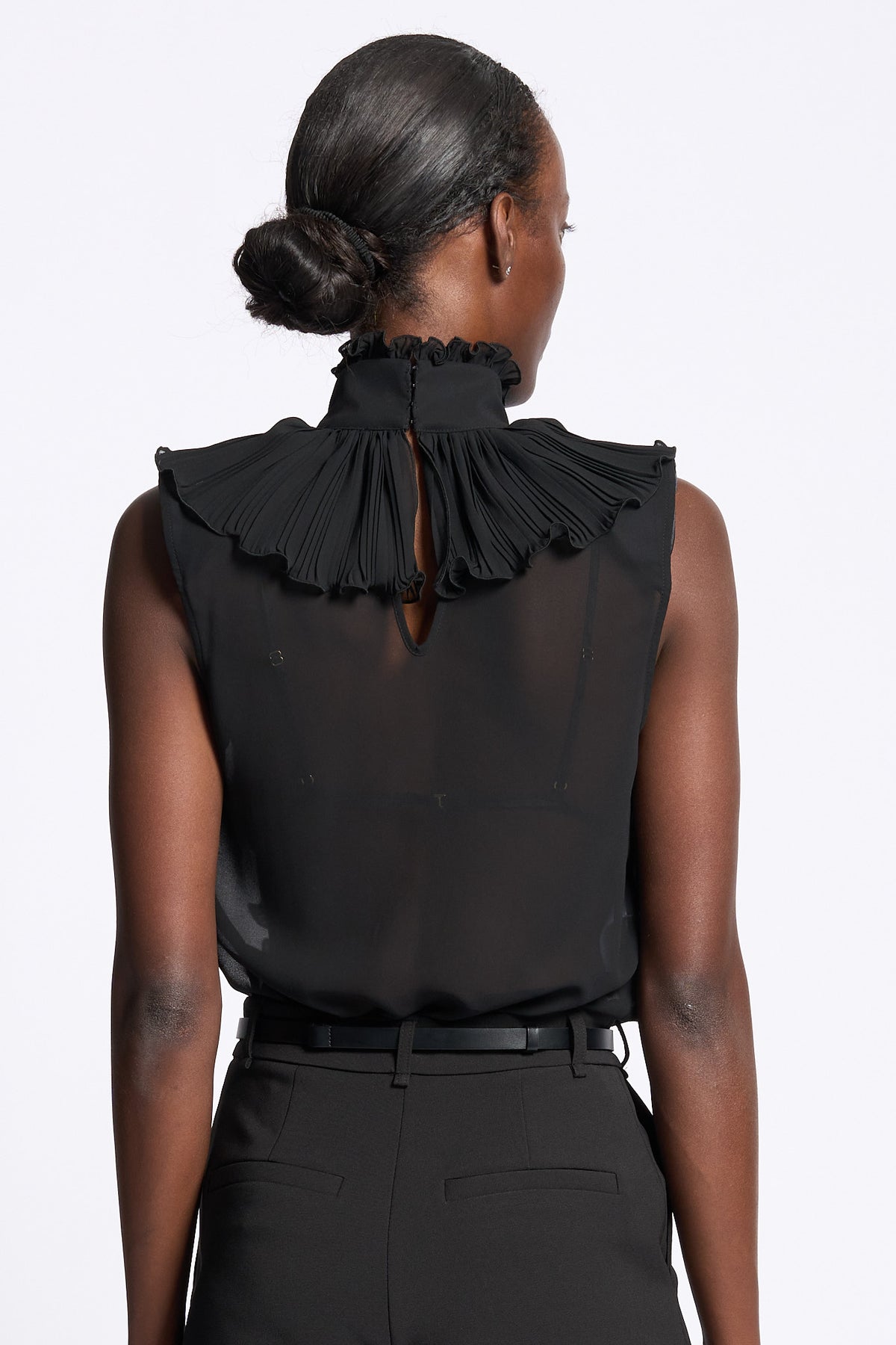 Elisabetta franchi Body con Pizzo Nero Donna-6
