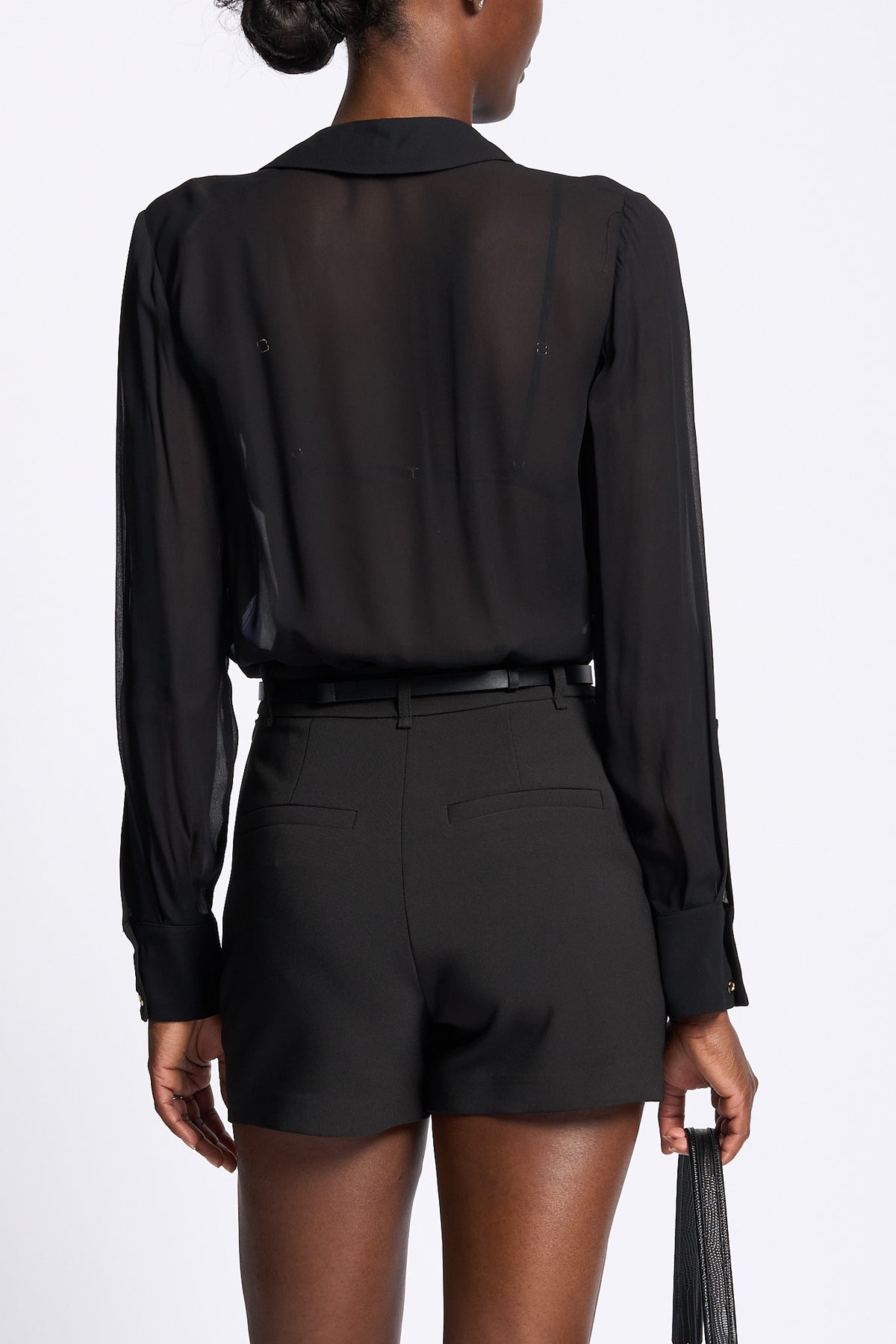 Elisabetta franchi Body con Reggiseno Nero Donna-4