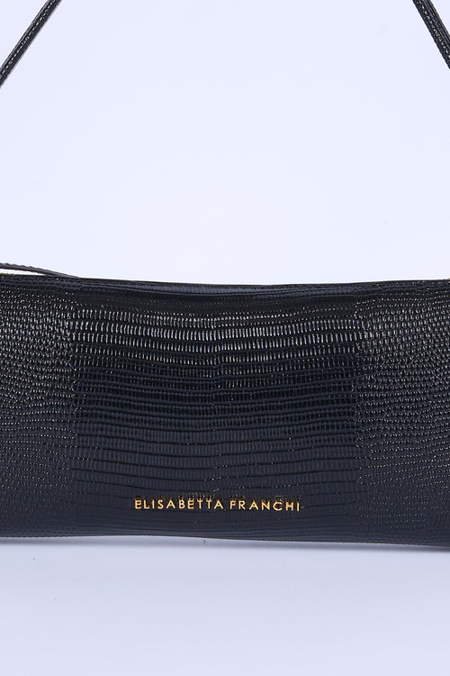 Elisabetta franchi Borsa Alungata Nero Donna-2