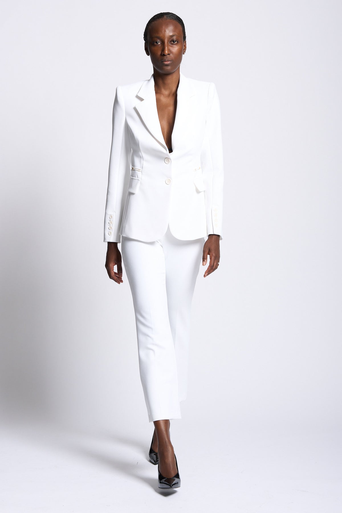 Elisabetta franchi Giacca Avorio Donna-4