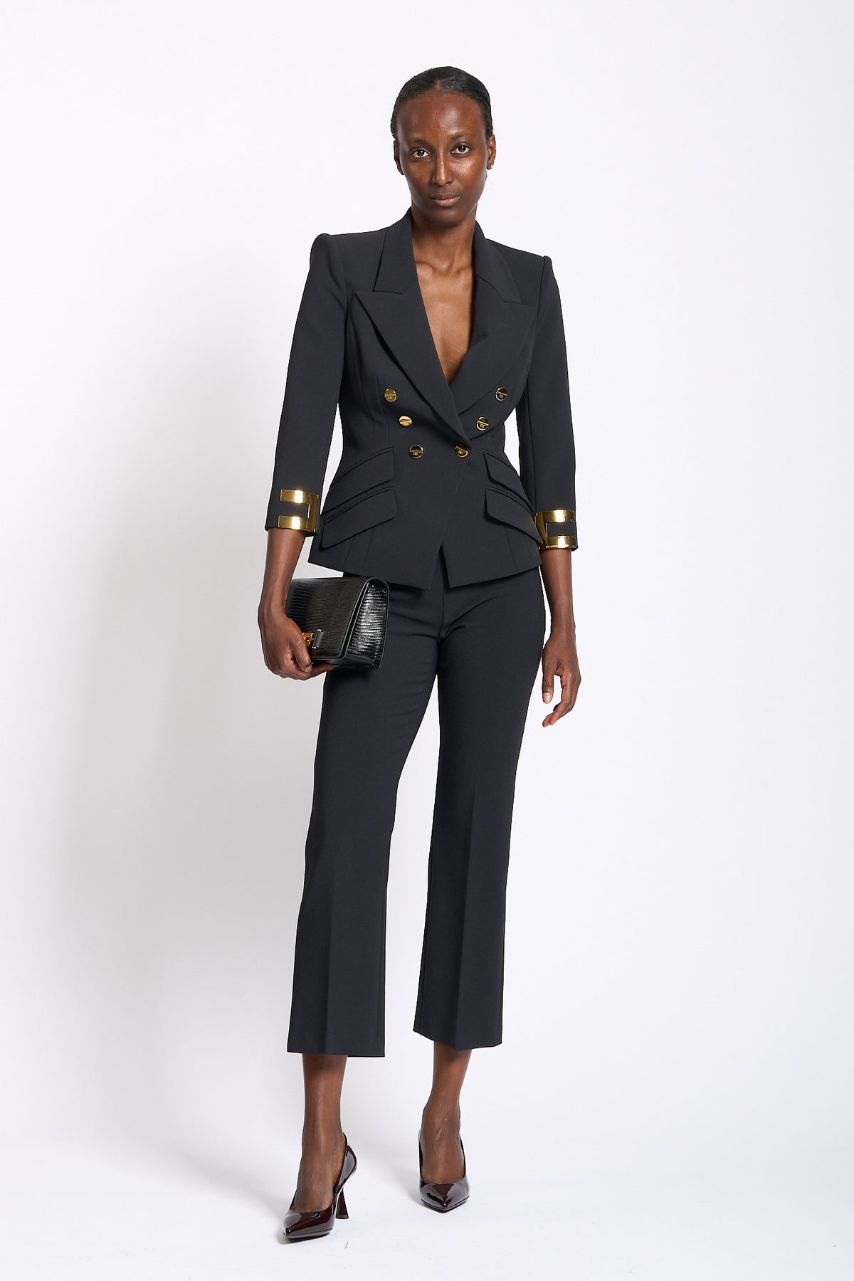Elisabetta franchi Giacca Balmain Nero Donna-6