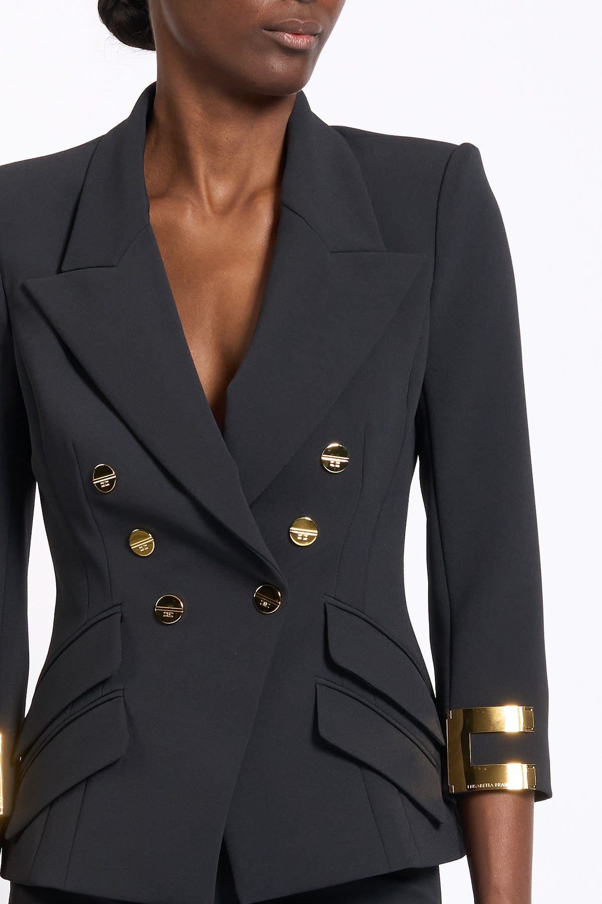 Elisabetta franchi Giacca Balmain Nero Donna-3