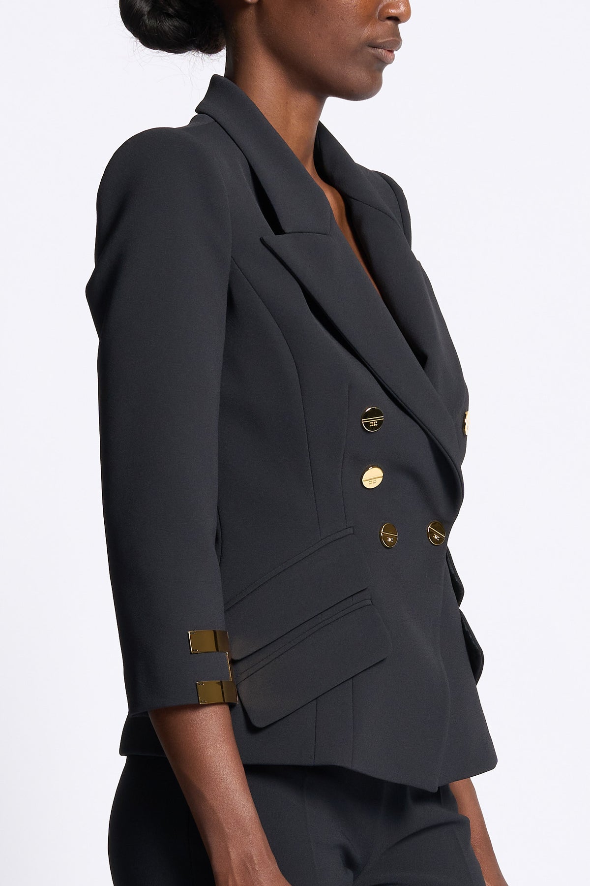 Elisabetta franchi Giacca Balmain Nero Donna-5