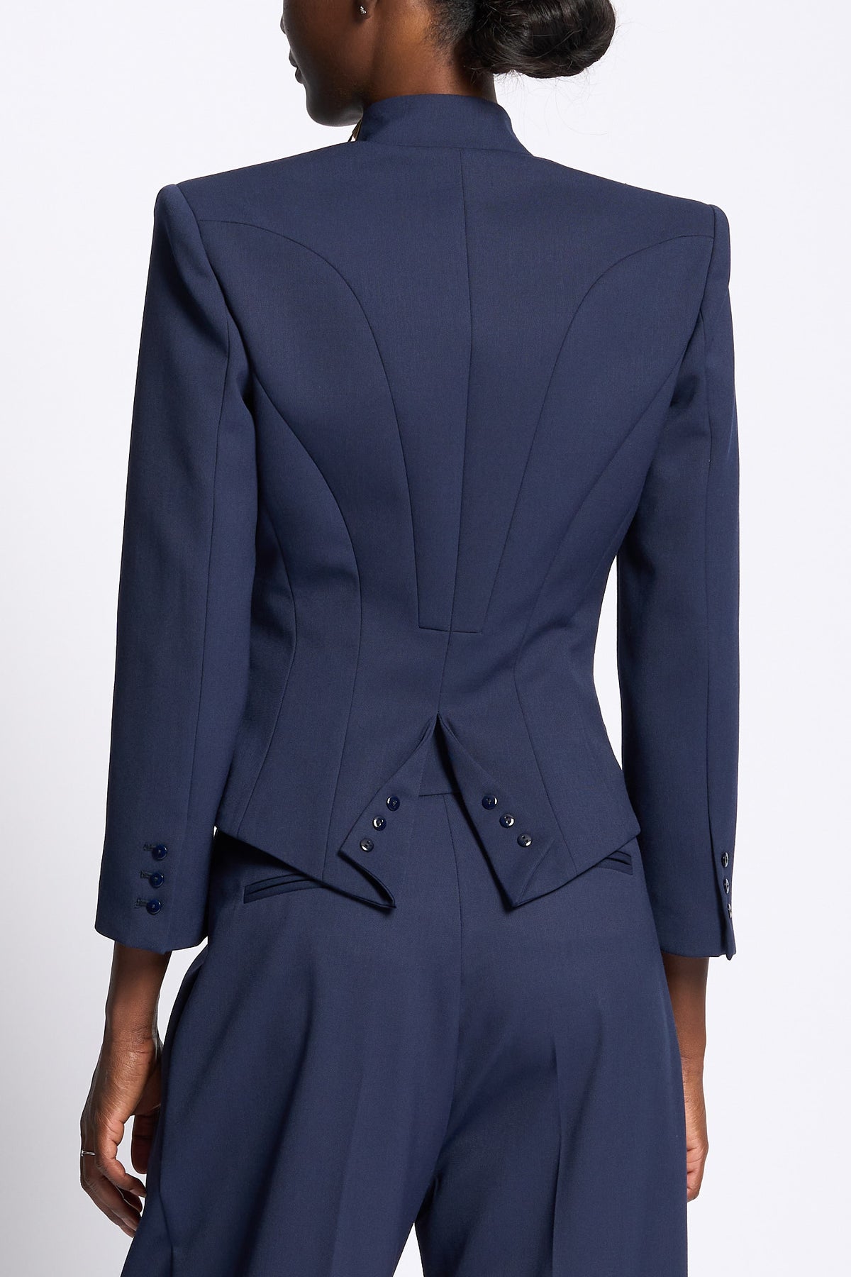 Elisabetta franchi Giacca Collo Gioiello Blu Donna-3