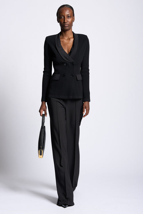 Elisabetta franchi Giacca In Maglia Nero Donna-2
