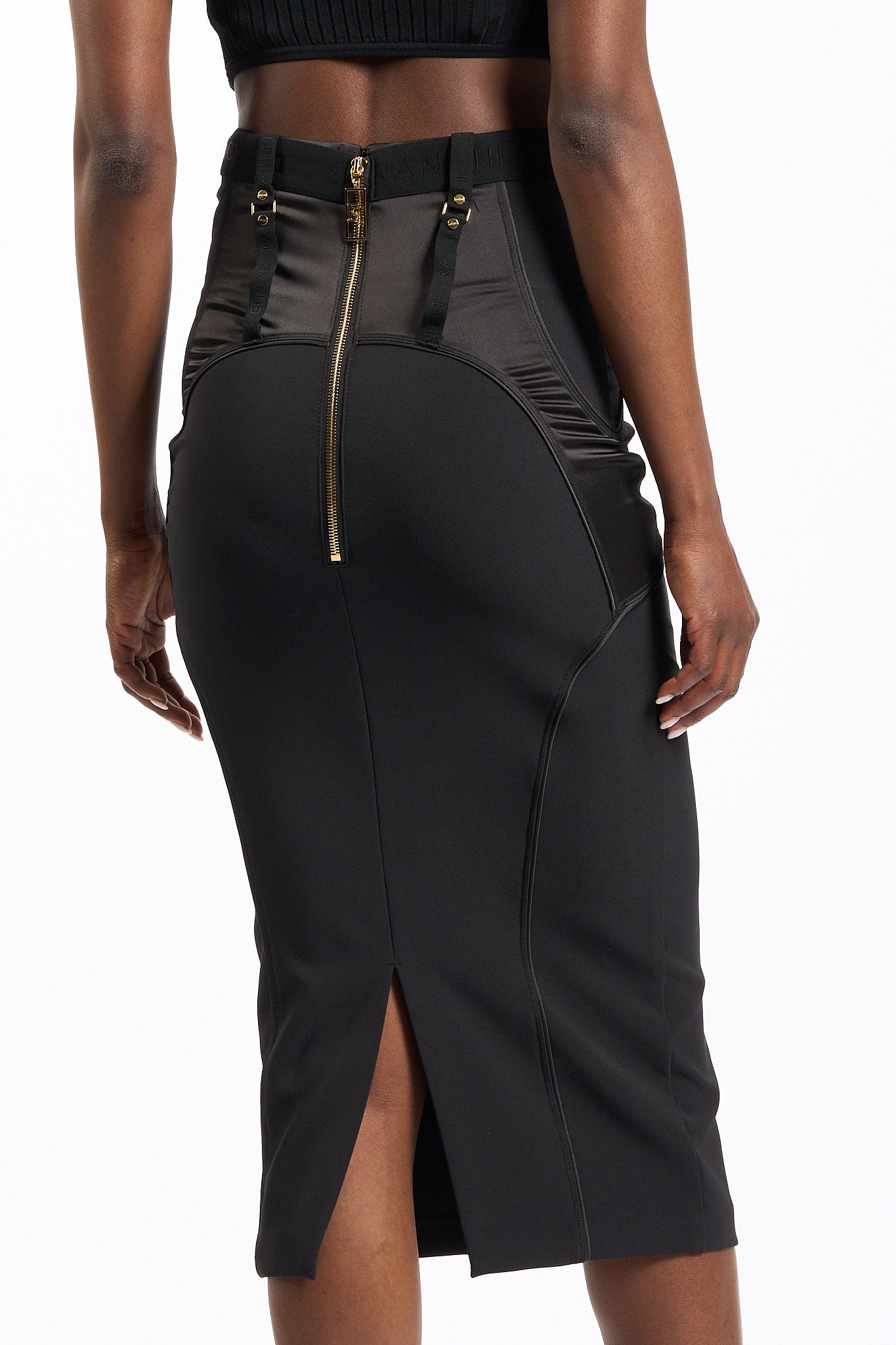 Elisabetta franchi Gonna Bustier Nero Donna-5