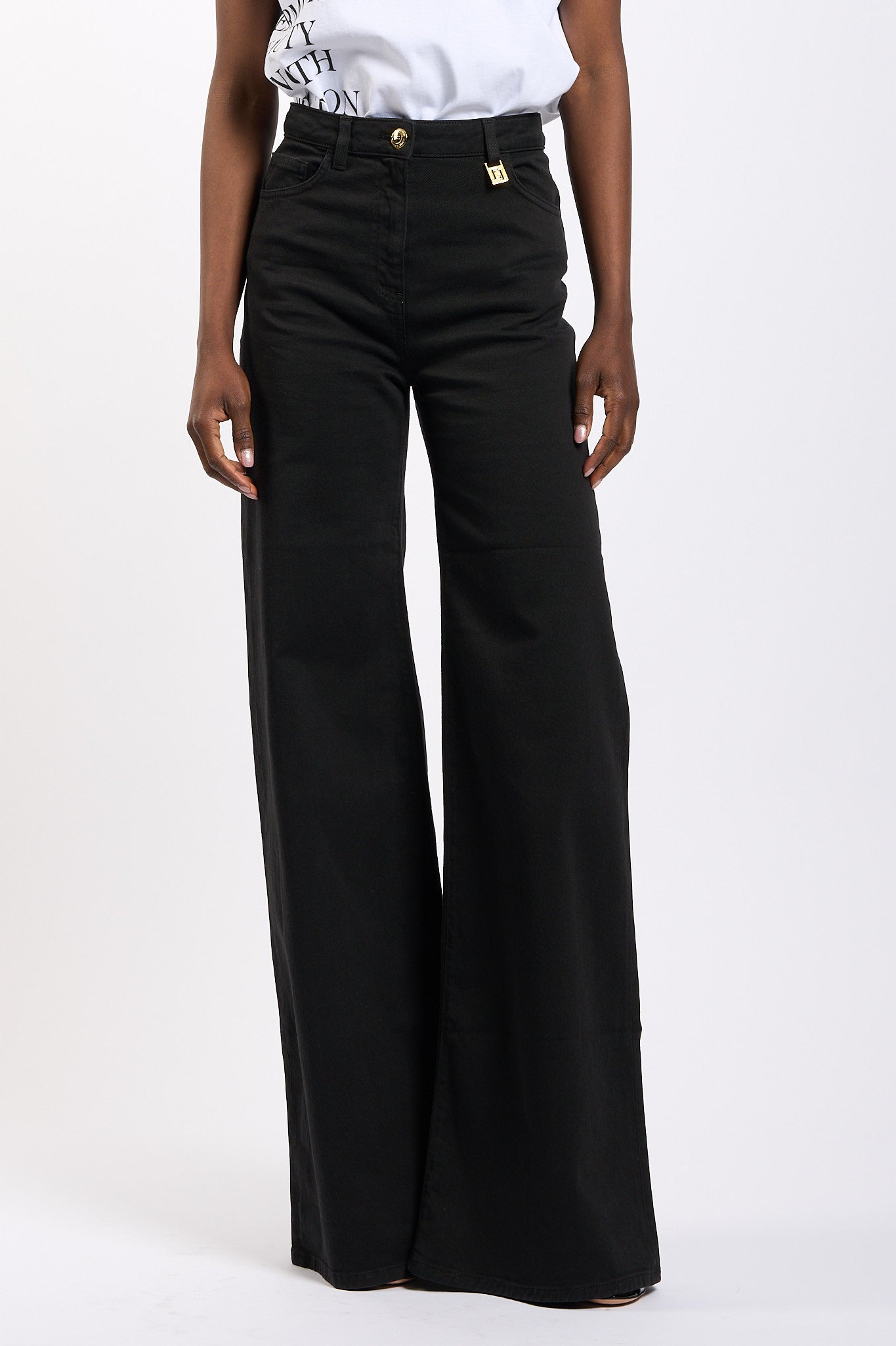 Elisabetta franchi Jeans a Palazzo Nero Donna-1