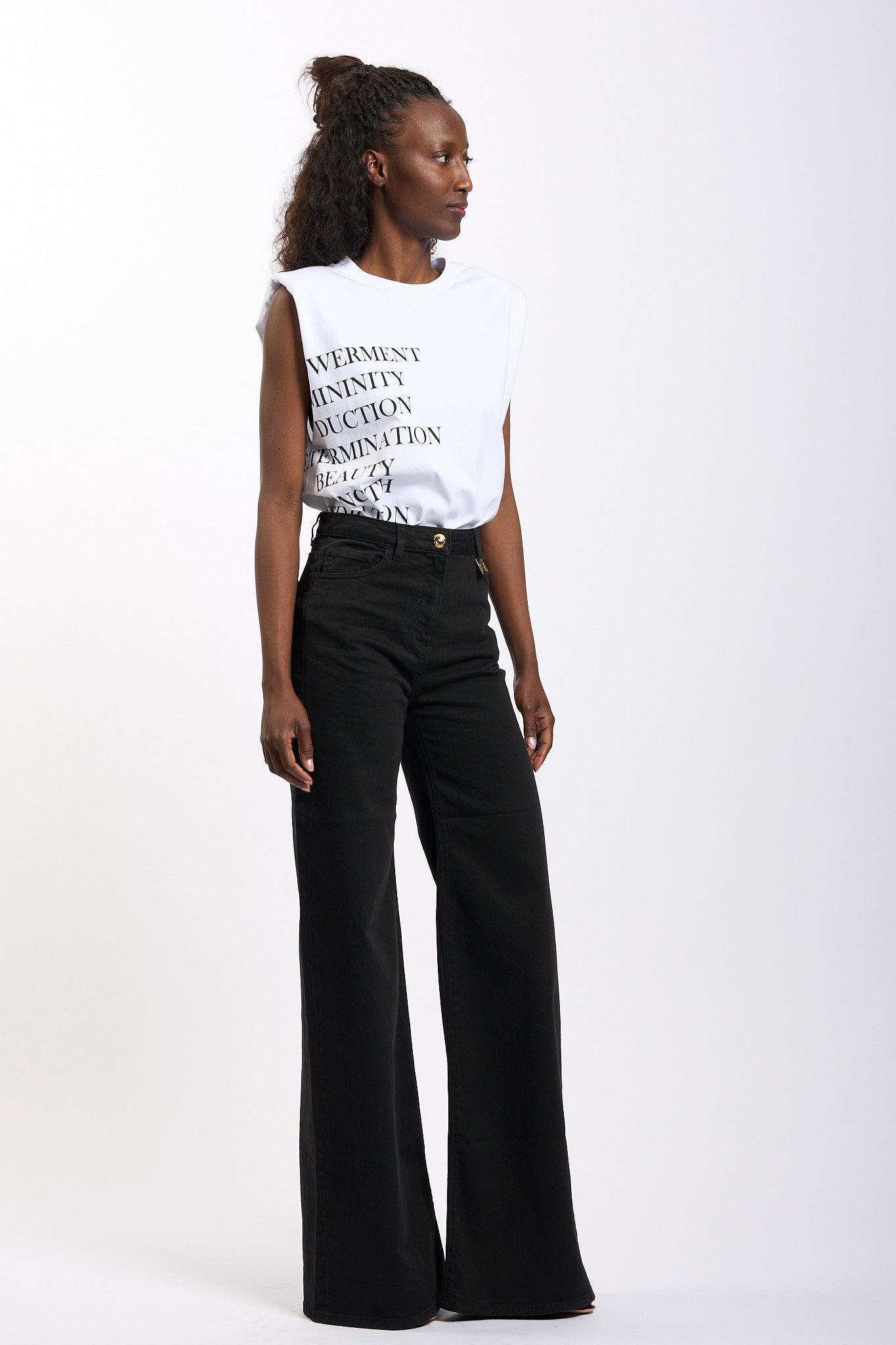 Elisabetta franchi Jeans a Palazzo Nero Donna-3