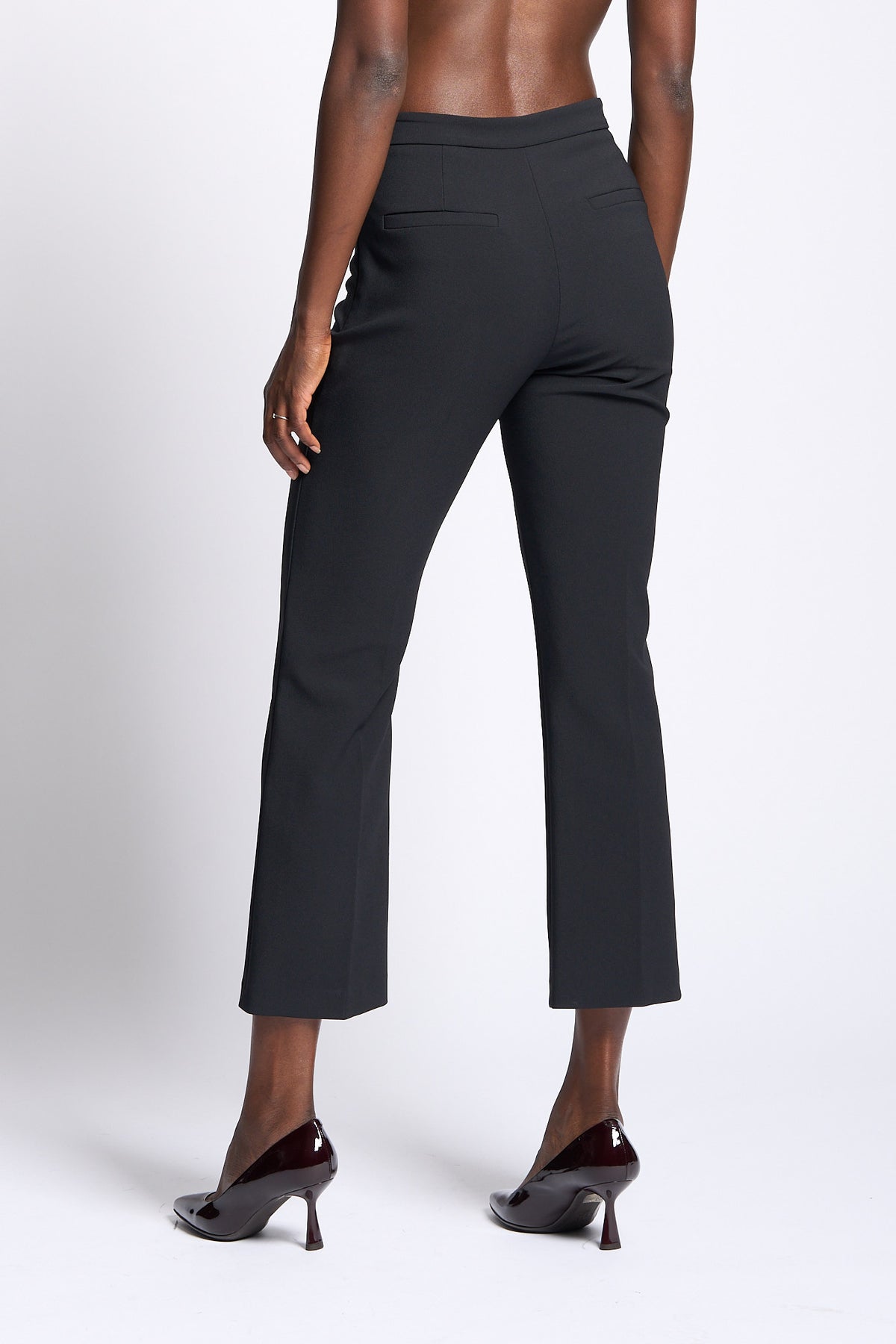 Elisabetta franchi Pantalone Trombetta Nero Donna-4