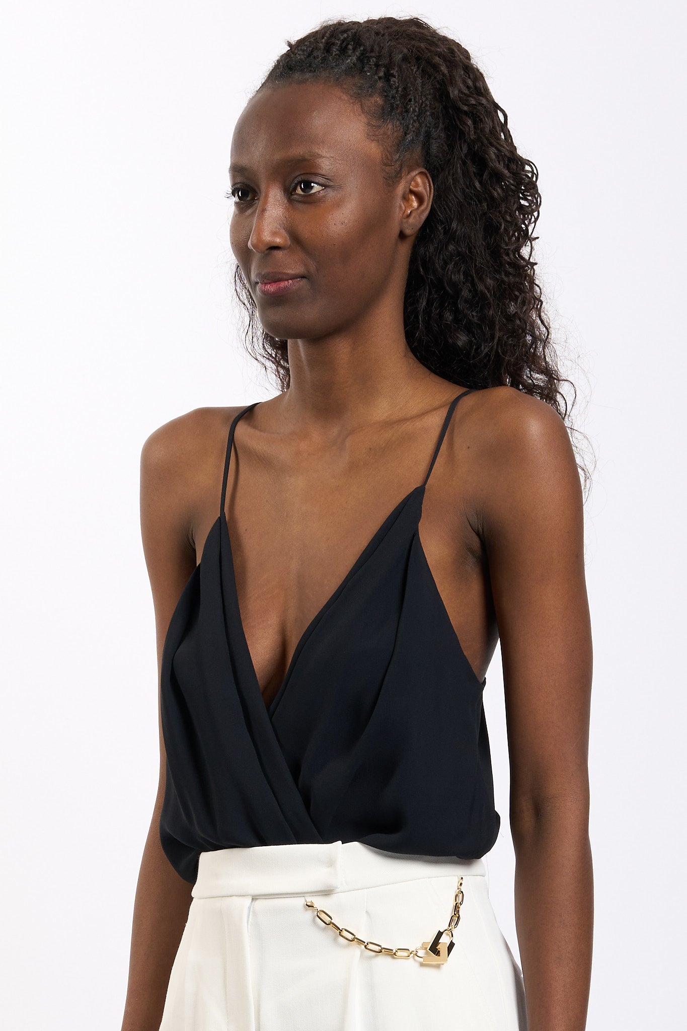 Elisabetta franchi Top a Body Nero Donna-2