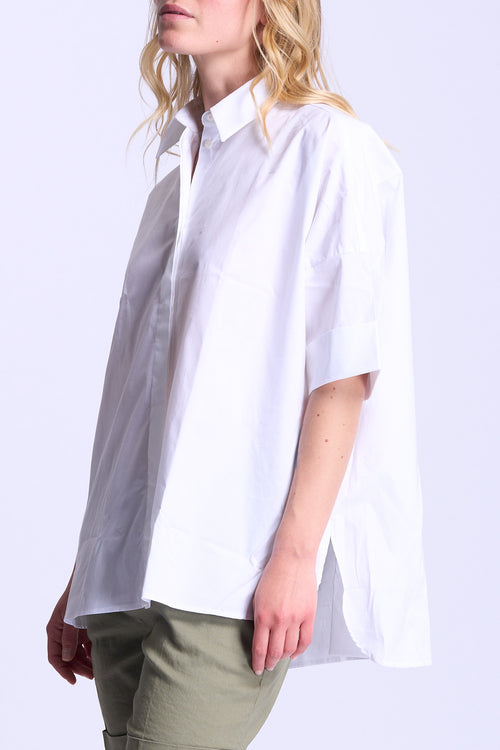 Fay Camicia Over Bianco Donna-2