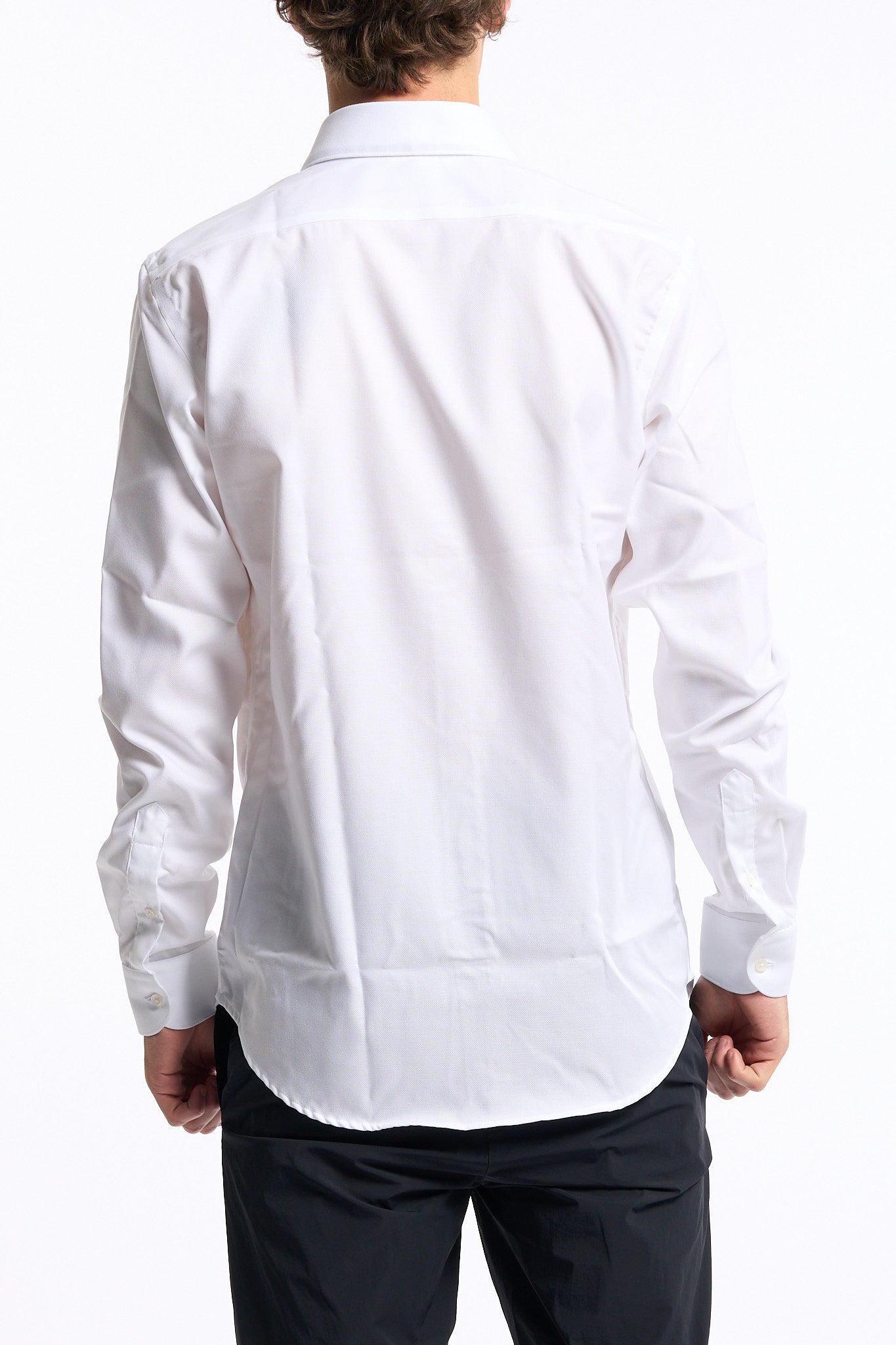 Fay Camicia Travel Cotone Bianco Uomo-5