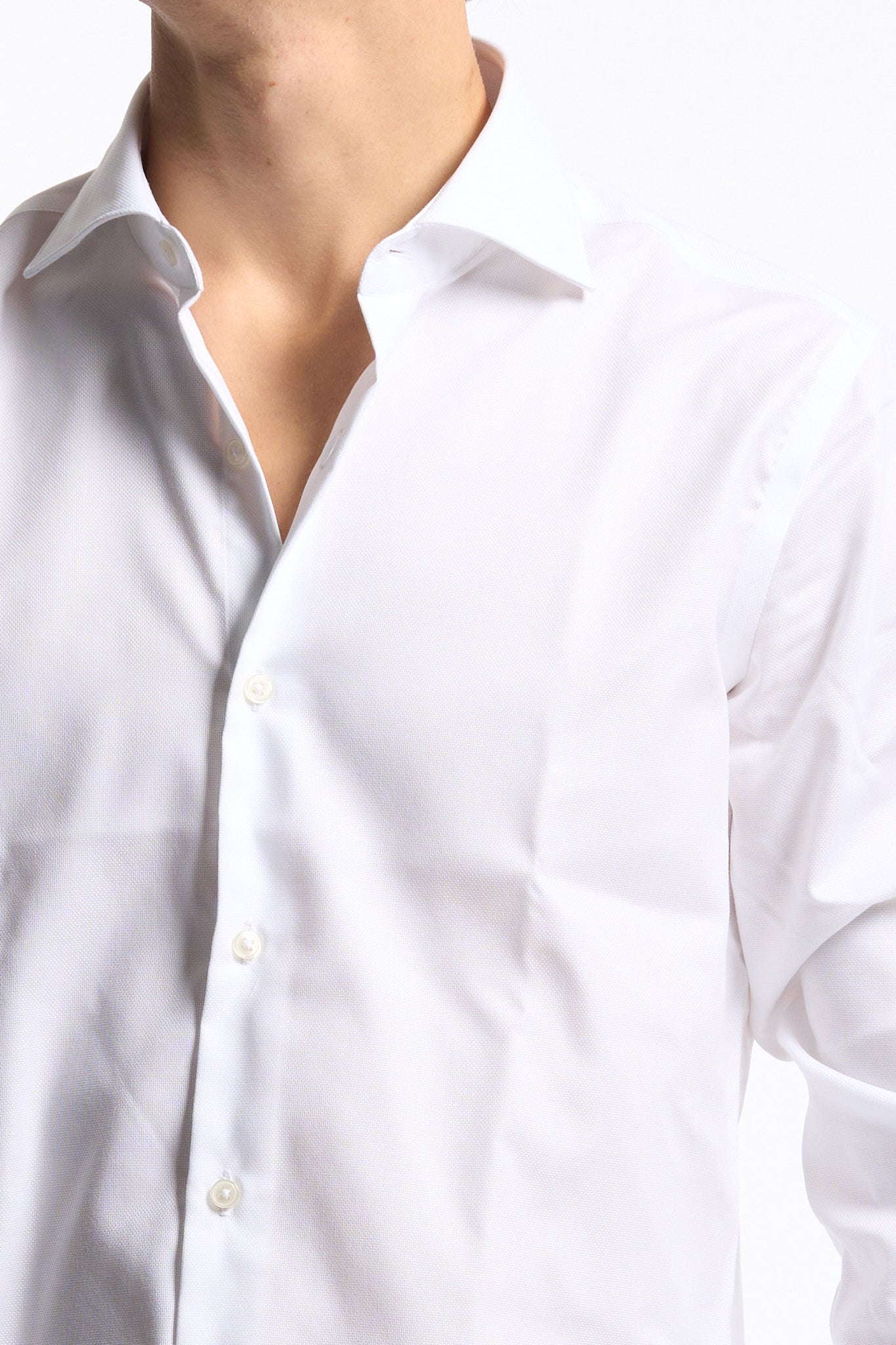Fay Camicia Travel Cotone Bianco Uomo-2