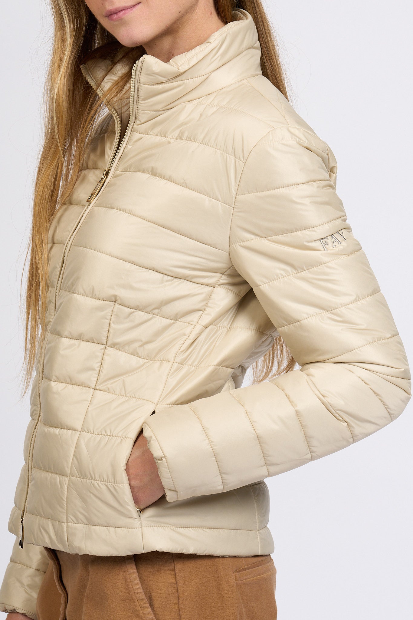 Fay Cappa 3 in 1 Avorio Donna-8