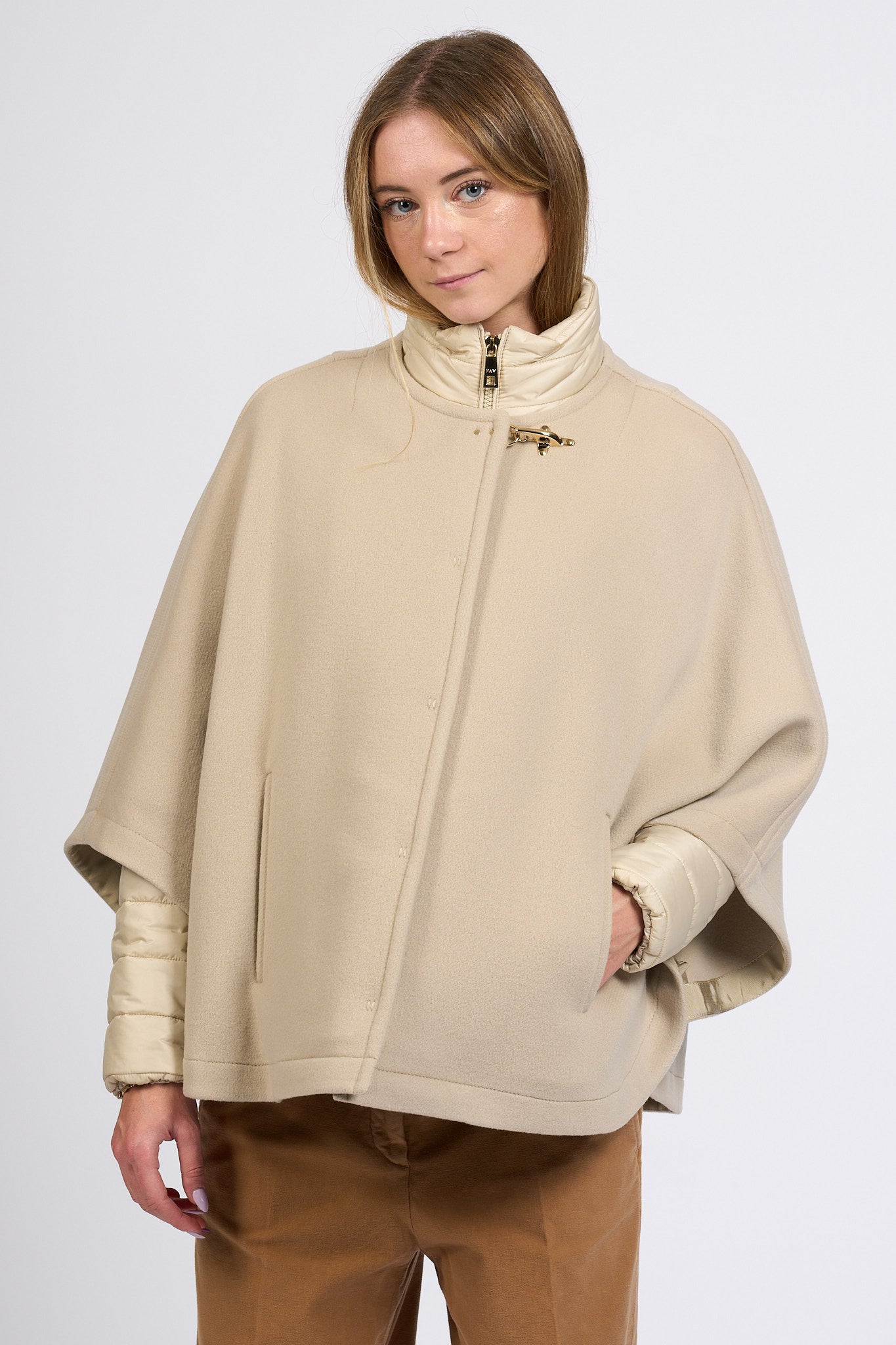 Fay Cappa 3 in 1 Avorio Donna-1