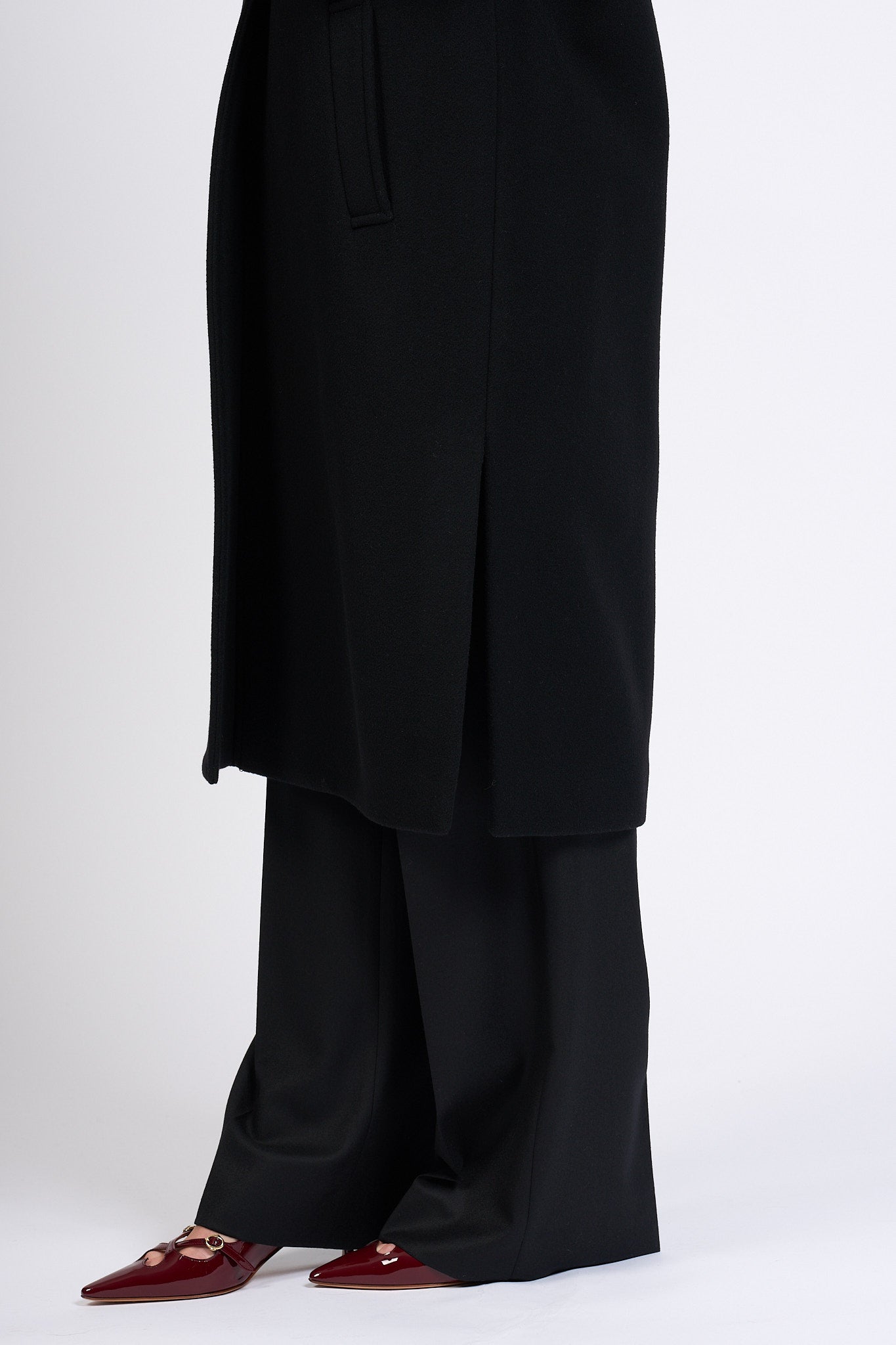 Fay Cappotto Lungo Nero Donna-8