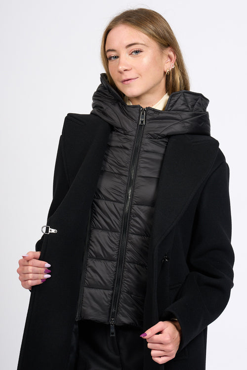 Fay Cappotto Lungo Nero Donna-2