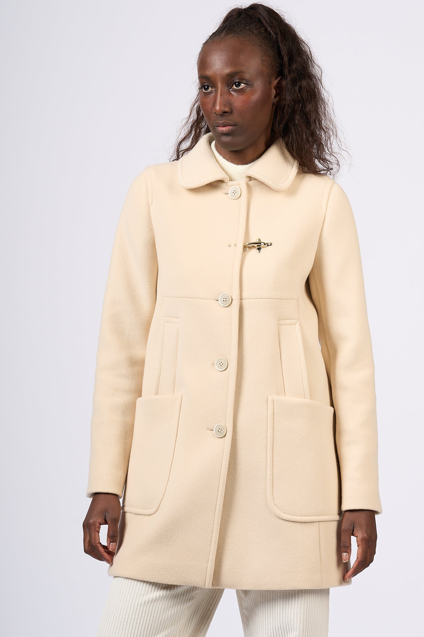 Fay Urban Baby Cream Coat Women-2