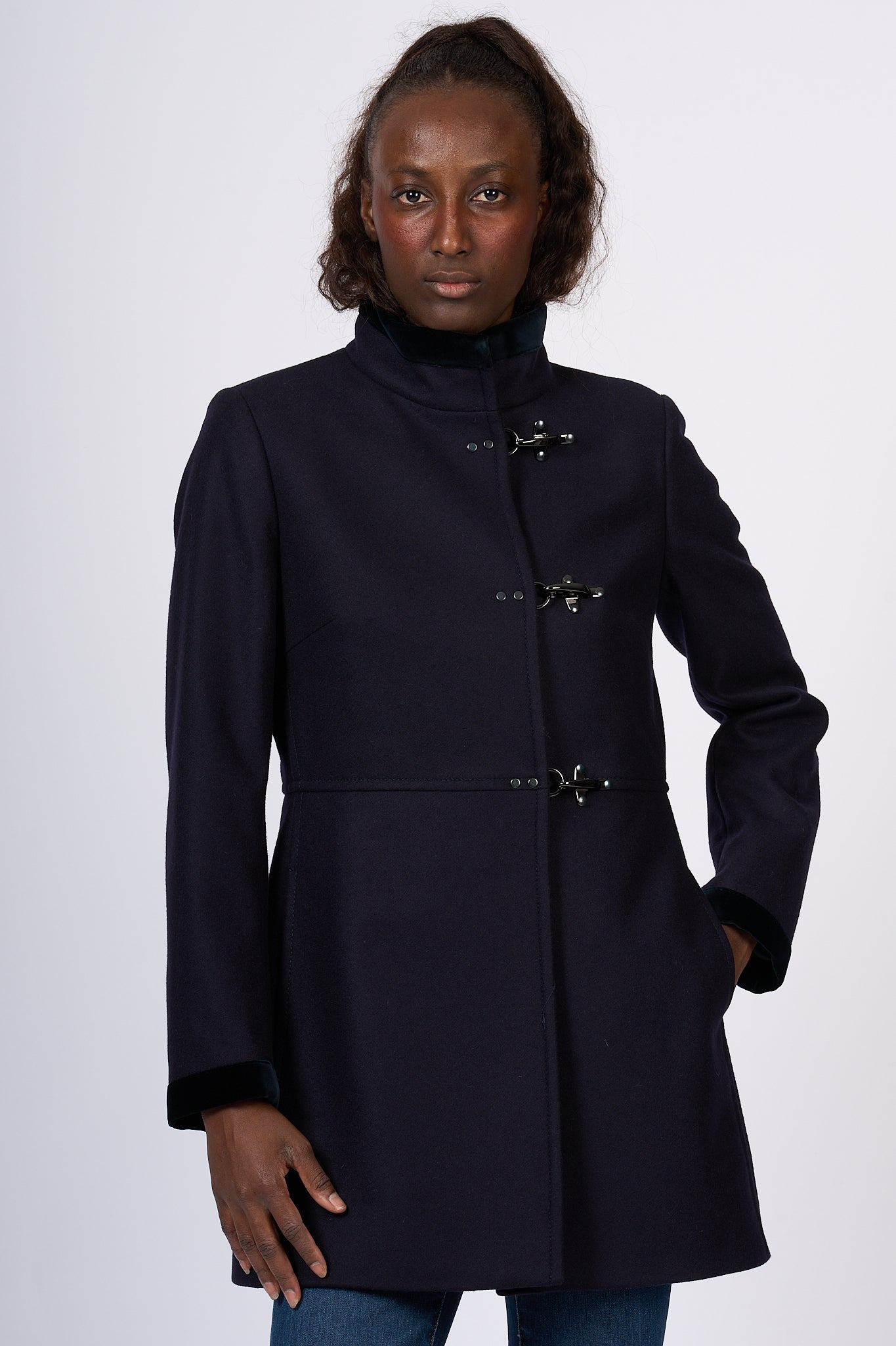 Fay Cappotto Virginia Coat Blu Donna-5