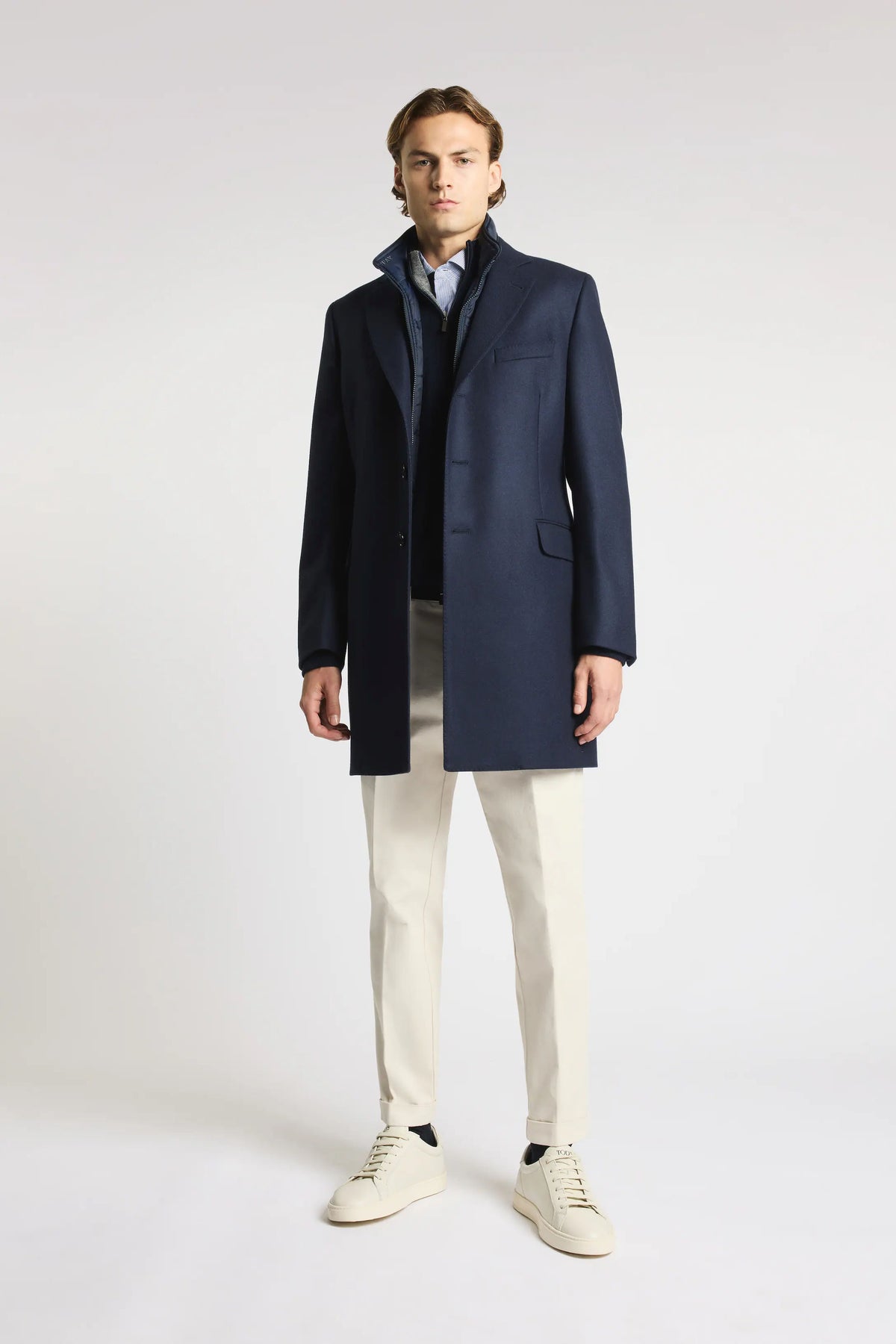 Fay Double Coat lana cachemire blu uomo NAM53531390GAHU802-2