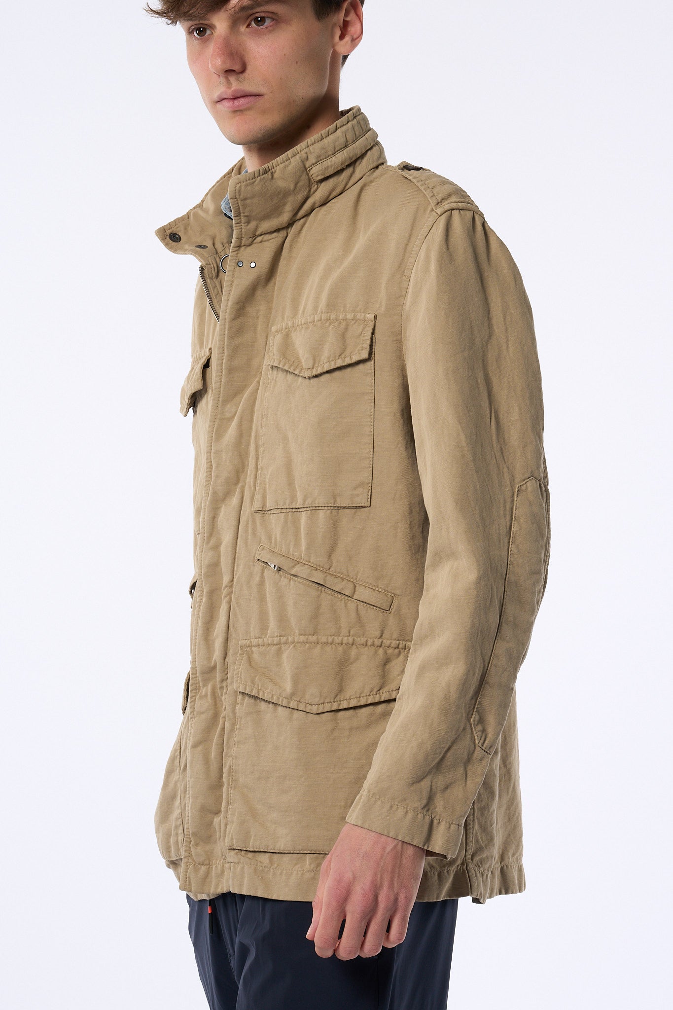 Fay Field Jacket Naturale Uomo-4