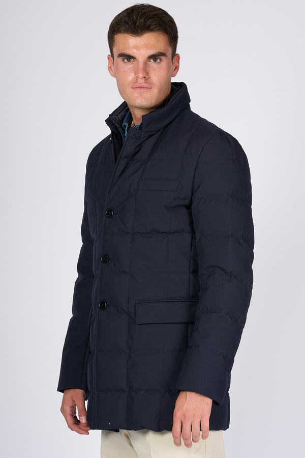Fay Piumino Double Front Blu Navy Uomo