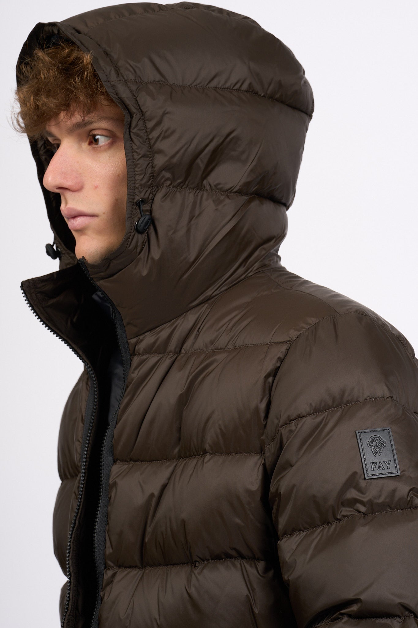 Fay Piumino Double Front Cioccolato Uomo-7