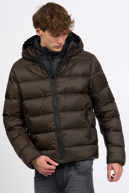Fay Piumino Double Front Cioccolato Uomo