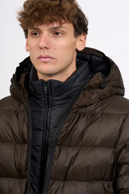Fay Piumino Double Front Cioccolato Uomo-2