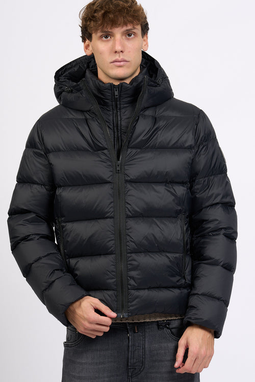 Fay Piumino Double Front Nero Uomo