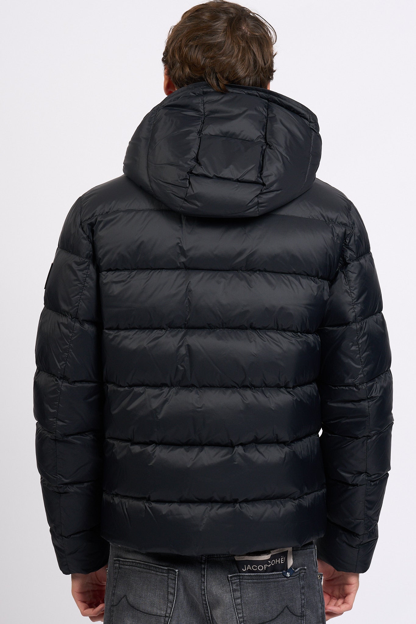 Fay Piumino Double Front Nero Uomo-6