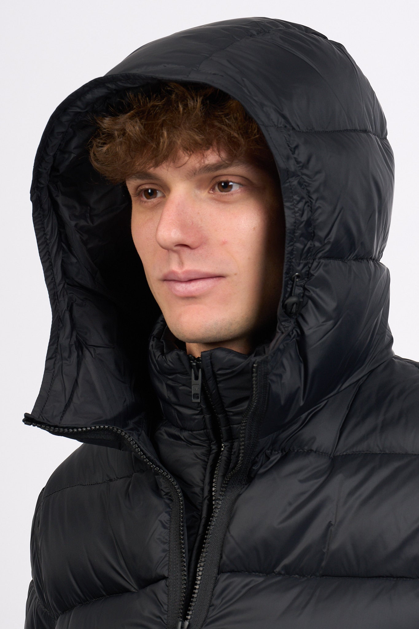 Fay Piumino Double Front Nero Uomo-7