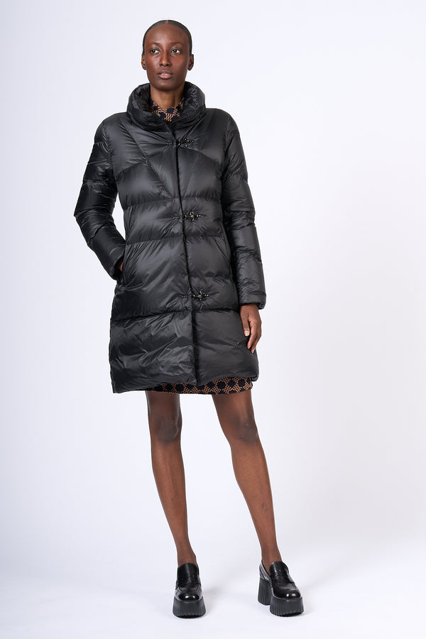 Fay Women's Long Black Down Jacket