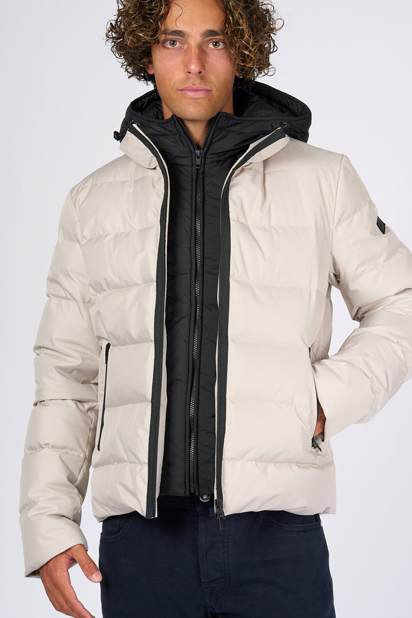 Fay Piumino Nathan Double Front Avorio Uomo