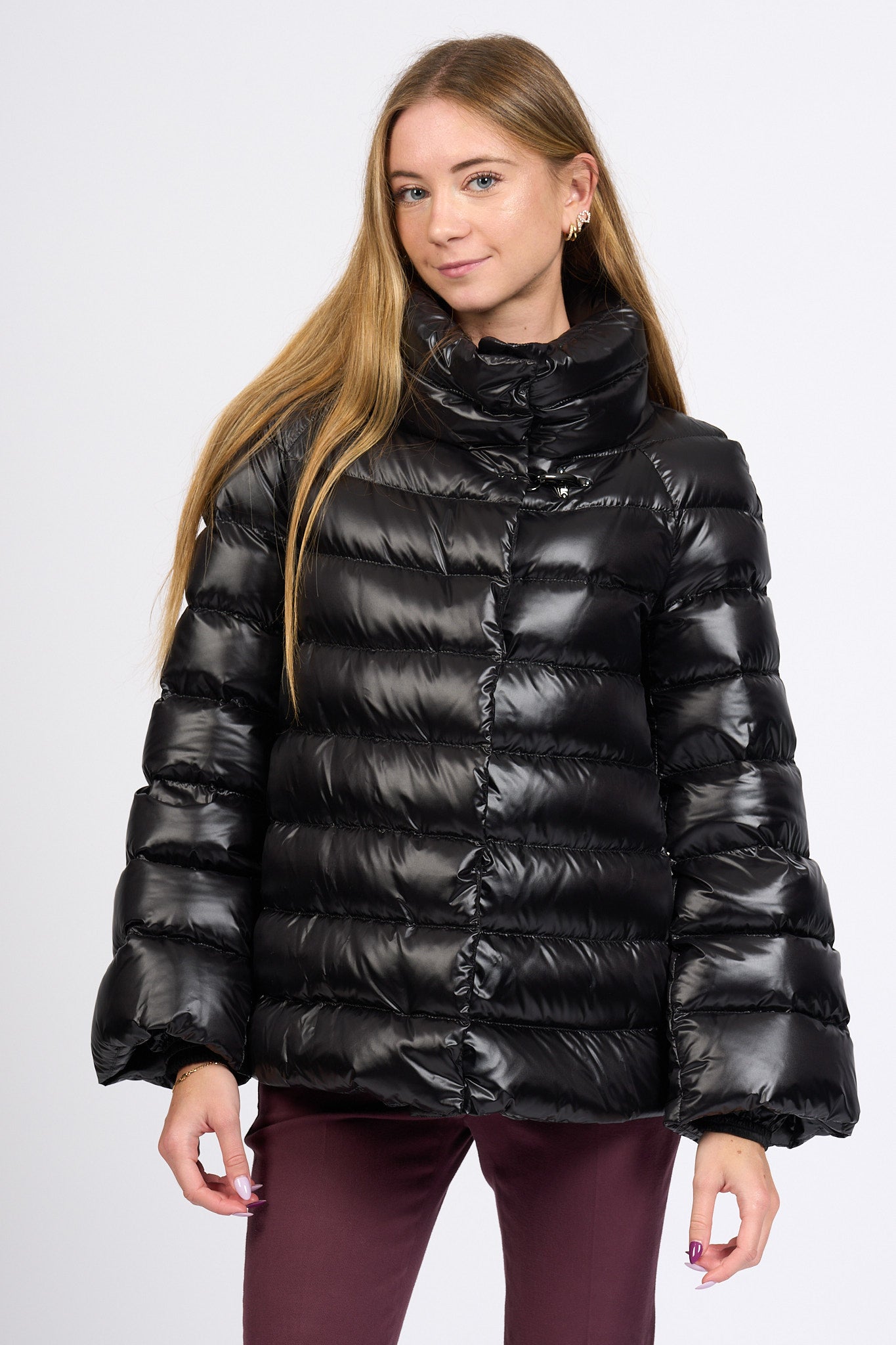 Fay Piumino a Cappa Nero Donna-3