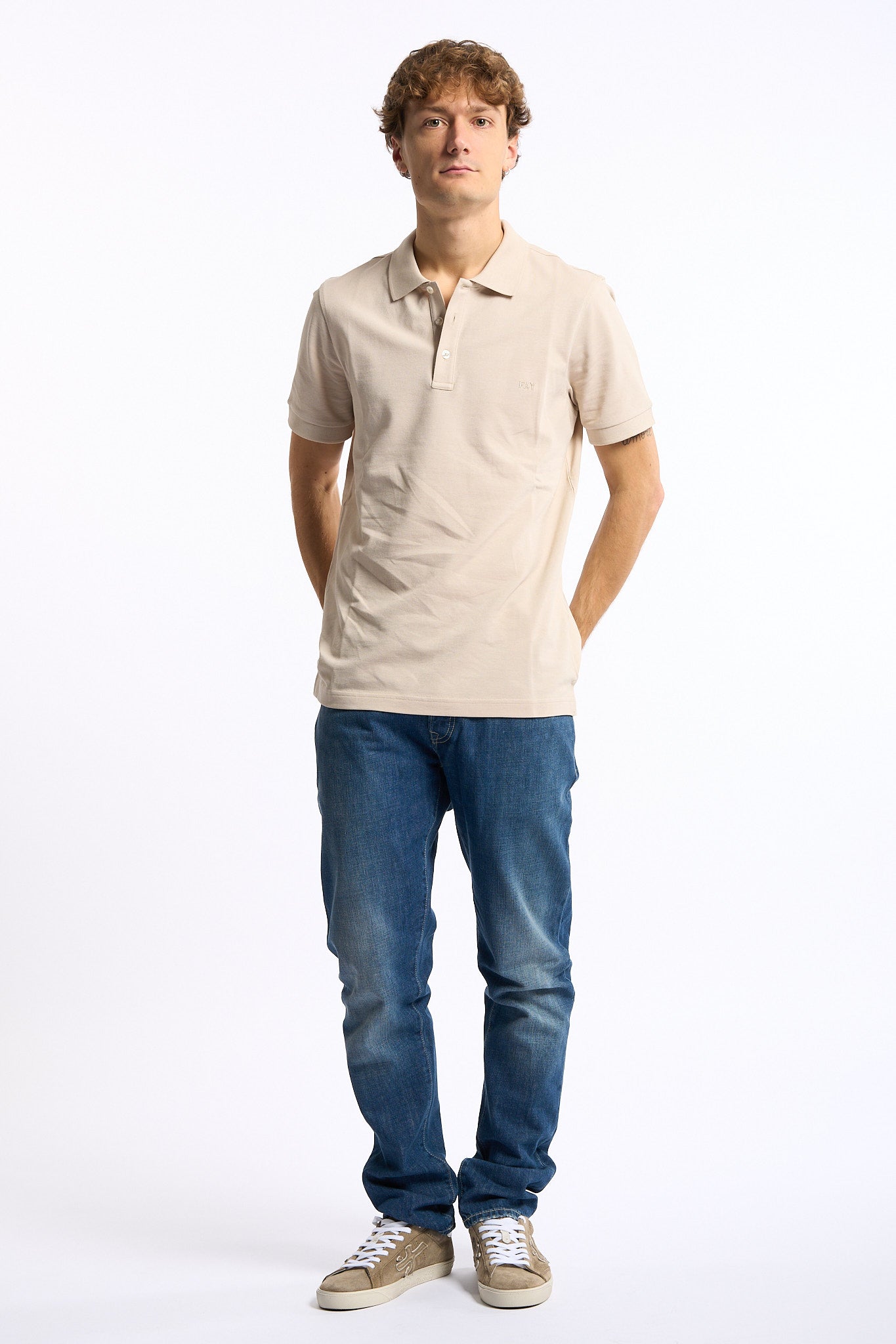 Fay Polo Manica Corta Sabbai Uomo-3