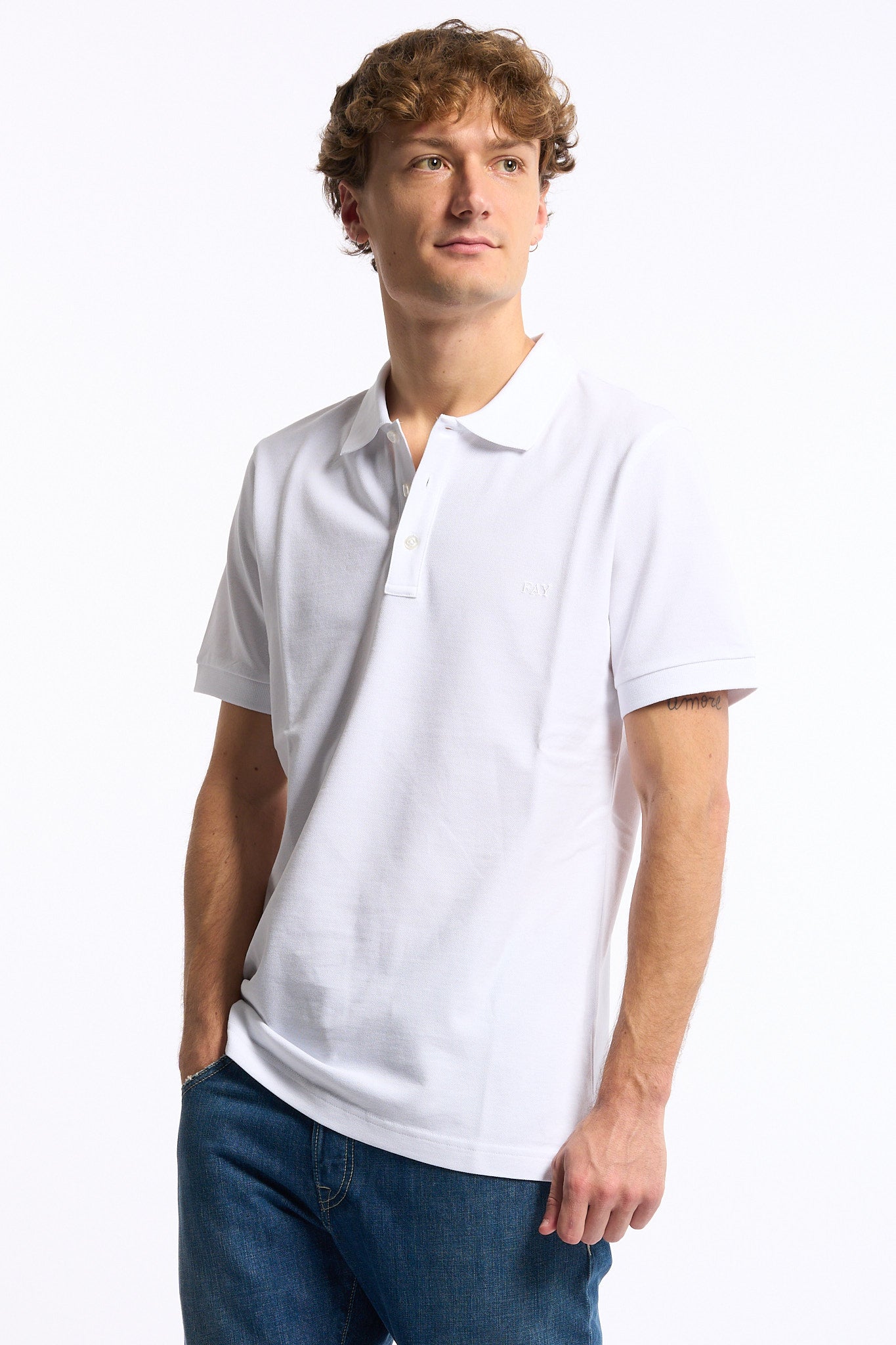 Fay Polo Manica Corta Bianco Uomo-1