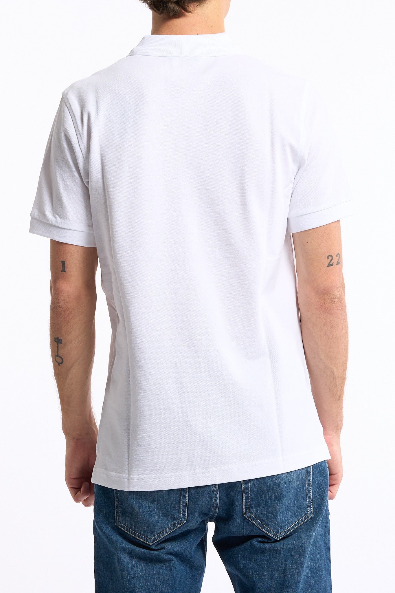 Fay Polo Manica Corta Bianco Uomo-4