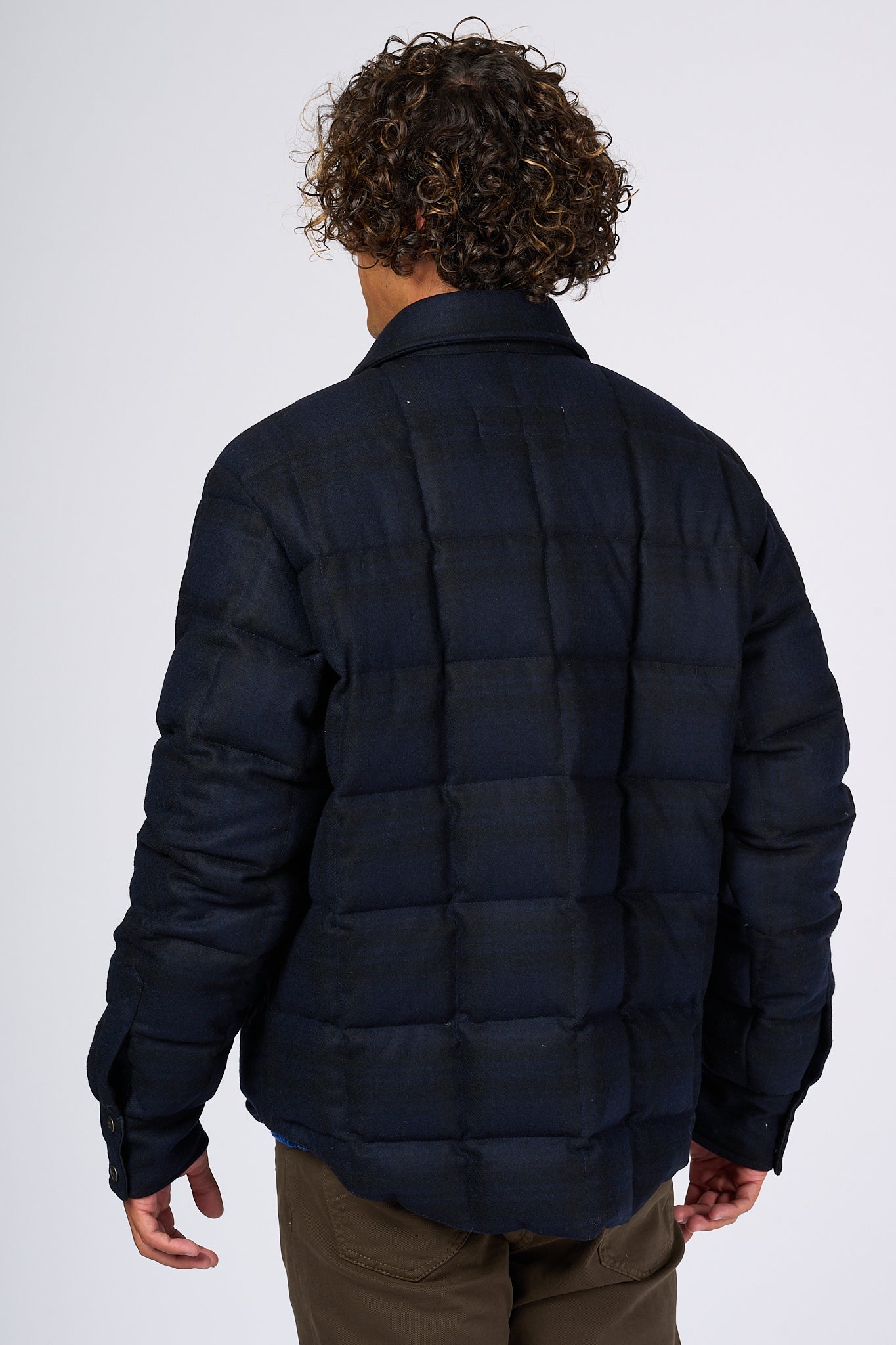 Fay Shirt Jacket Blu Uomo-5