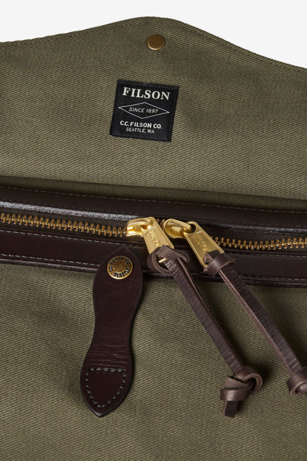 Filson Borsone DUFFLE BAG Medium verde da uomo-6