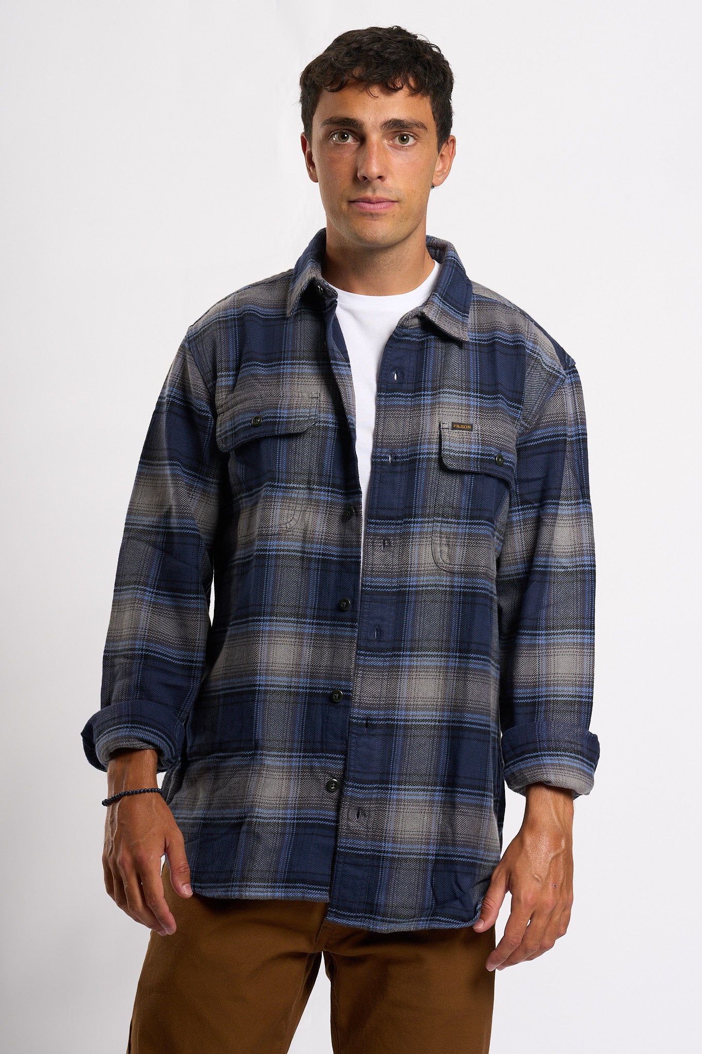 Filson Camicia Flanella Azzurro/blu Uomo-2