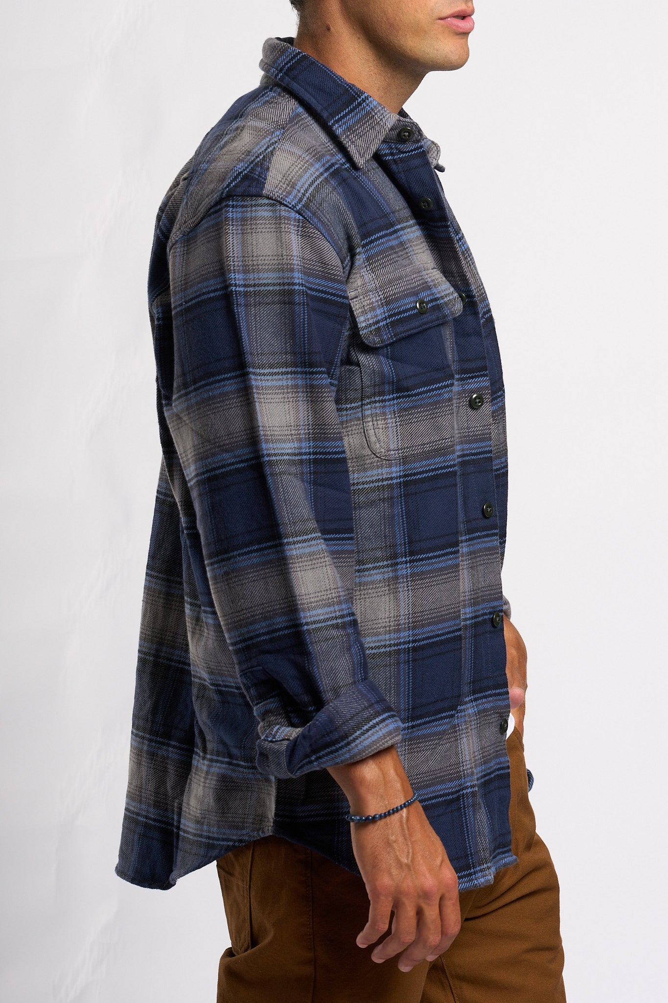Filson Camicia Flanella Azzurro/blu Uomo-4